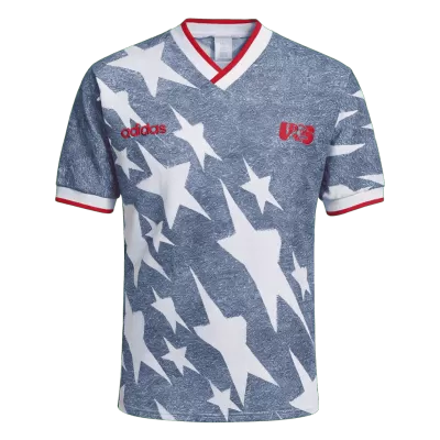 Men Retro Fan Version 1994 United States Away Soccer Jersey Blue - bestfootballkits
