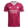 Men Fan 26/27 Real Mardid Third Soccer Jersey Short Sleeve Red - bestfootballkits