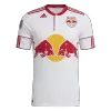 Men Retro Fan Version 2010 New York Red Bulls Home Soccer Jersey Short Sleeve White - bestfootballkits