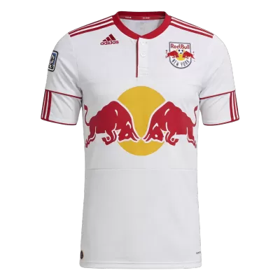 Men Retro Fan Version 2010 New York Red Bulls Home Soccer Jersey Short Sleeve White - bestfootballkits