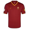 Men Retro Fan Version 2000 Portugal Home Soccer Jersey Red - bestfootballkits