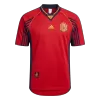 Men Retro Fan Version 1998 Spain Home Soccer Jersey Red - bestfootballkits