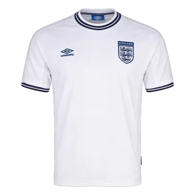 Men Retro Fan Version 2000 England Home Soccer Jersey White - bestfootballkits