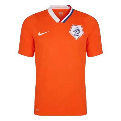 Men Retro Fan Version 2008 Netherlands Home Soccer Jersey Orange - bestfootballkits