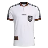 Men Retro Fan Version 1996 Germany Home Soccer Jersey White - bestfootballkits