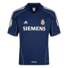 Men Retro Fan Version 05/06 Real Mardid Away Soccer Jersey Navy - bestfootballkits