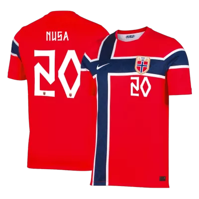 NUSA #20 Norway Home Soccer Jersey World Cup 2026 Red - bestfootballkits