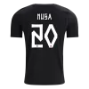 NUSA #20 Norway Away Soccer Jersey World Cup 2026 Black - bestfootballkits