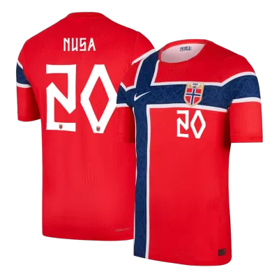 NUSA #20 Norway Soccer Home Jersey 2026 Red - bestfootballkits