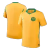 Men Fan Version Australia Home Soccer Jersey World Cup 2026 Yellow - bestfootballkits