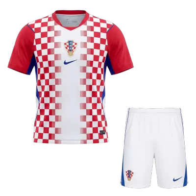 Croatia Home Soccer Jersey Kit (Jersey+Shorts) World Cup 2026 Red&White - bestfootballkits