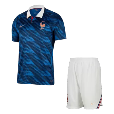 France Home Soccer Jersey Kit (Jersey+Shorts) World Cup 2026 Blue&White - bestfootballkits