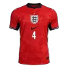 RICE #4 England Away Soccer Jersey World Cup 2026 Red - bestfootballkits