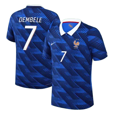 DEMBELE #7 France Soccer Home Jersey 2026 Blue - bestfootballkits
