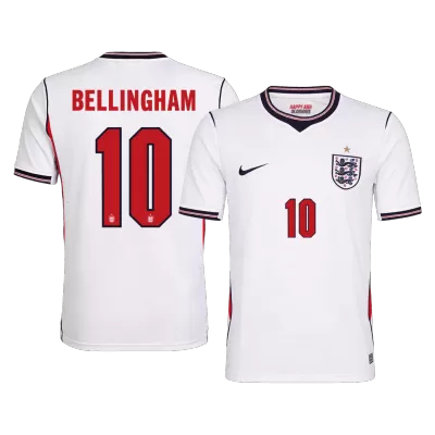 BELLINGHAM #10 England Home Soccer Jersey World Cup 2026 White - bestfootballkits