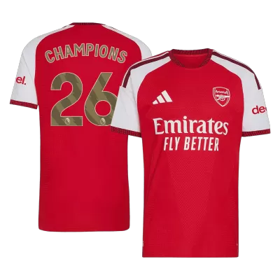 CHAMPIONS #26 Arsenal Soccer Home Jersey 2026/27 Red - bestfootballkits