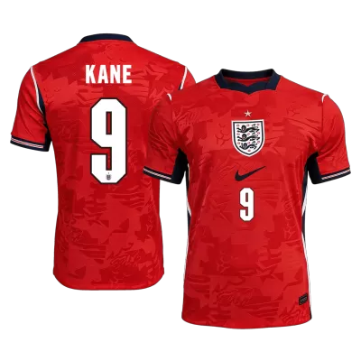 KANE #9 England Away Soccer Jersey World Cup 2026 Red - bestfootballkits