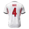 RICE #4 England Soccer Home Jersey 2026 White - bestfootballkits