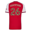 CHAMPIONS #26 Arsenal Soccer Home Jersey 2026/27 Red - bestfootballkits