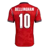 BELLINGHAM #10 England Soccer Away Jersey 2026 Red - bestfootballkits