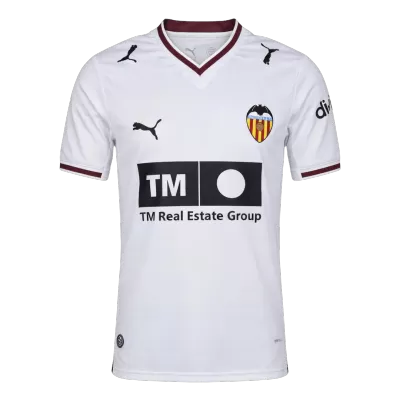Men Fan Version Valencia Home Soccer Jersey 2026/27 White - bestfootballkits