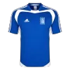 Men Retro Fan Version Greece Home Soccer Jersey Euro Cup 2004 Blue - bestfootballkits