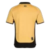 Men Retro Fan Version Manchester United Reversible Away/Third Soccer Jersey 2001/02 White&Gold - bestfootballkits