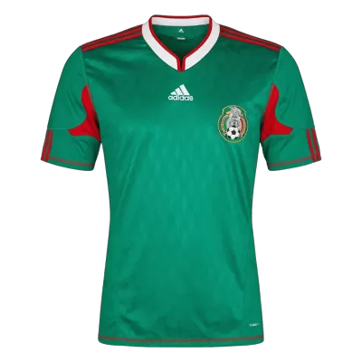 Men Retro Fan Version Mexico Home Soccer Jersey World Cup 2010 Green - bestfootballkits
