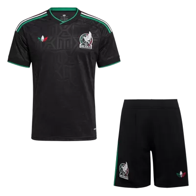 Mexico Third Soccer Jersey Kit (Jersey+Shorts) World Cup 2026 Black - bestfootballkits