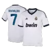 RONALDO #7 Retro 2012/13 Real Madrid Home Soccer Jersey White - bestfootballkits