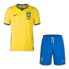 Brazil Home Soccer Jersey Kit (Jersey+Shorts) World Cup 2026 Yellow - bestfootballkits