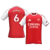 GABRIEL #6 Arsenal Home Soccer Jersey Shirt 2025/26 - bestfootballkits