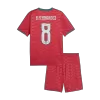 Portugal B. FERNANDES #8 Home Kid's2026 Red - bestfootballkits