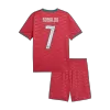 Portugal RONALDO #7 Home Kid's2026 Red - bestfootballkits