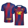 2025/26 Barcelona x Olivia Rodrigo Home Soccer Jersey Red&Blue Limited Edition - bestfootballkits