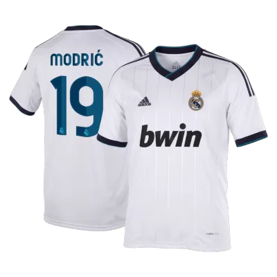 MODRIĆ #19 Retro 2012/13 Real Madrid Home Soccer Jersey White - bestfootballkits