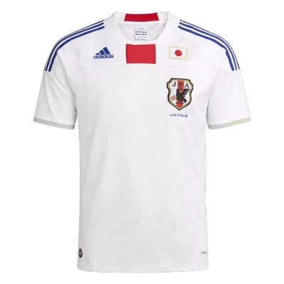 Men Retro Japan Away Soccer Jersey World Cup 2010 White - bestfootballkits