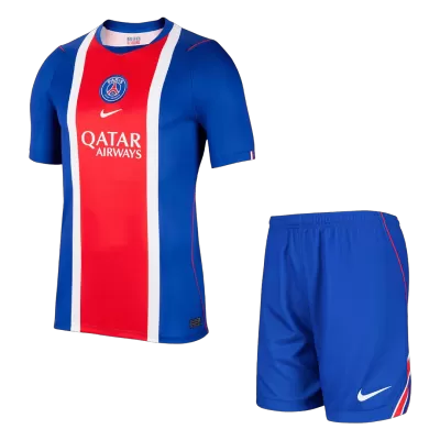 Men 2026/27 PSG Home Soccer Jersey Kit (Jersey+Shorts) Navy - bestfootballkits