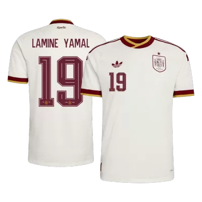 LAMINE YAMAL #19 Spain Soccer Away Jersey 2026 White - bestfootballkits