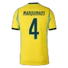 MARQUINHOS #4 Brazil Soccer Home Jersey 2026 Yellow - bestfootballkits