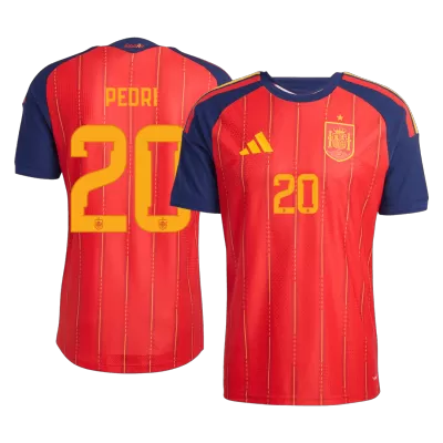PEDRI #20 Spain Soccer Home Jersey 2026 Red - bestfootballkits