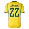 JOÃO PEDRO #22 Brazil Home Soccer Jersey World Cup 2026 Yellow - bestfootballkits