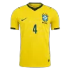 MARQUINHOS #4 Brazil Soccer Home Jersey 2026 Yellow - bestfootballkits