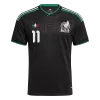 S.GIMENEZ #11 Mexico Third Soccer Jersey World Cup 2026 Black - bestfootballkits