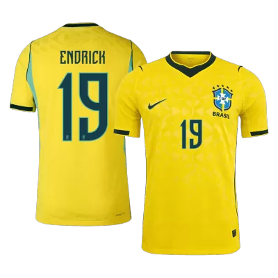ENDRICK #19 Brazil Soccer Home Jersey 2026 Yellow - bestfootballkits