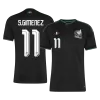 S.GIMENEZ #11 Mexico Soccer Third Away Jersey 2026 Black - bestfootballkits
