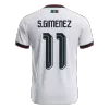 S.GIMENEZ #11 Mexico Away Soccer Jersey World Cup 2026 White - bestfootballkits