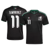 S.GIMENEZ #11 Mexico Third Soccer Jersey World Cup 2026 Black - bestfootballkits