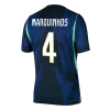MARQUINHOS #4 Brazil Soccer Away Jersey 2026 Navy - bestfootballkits