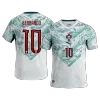 BERNARDO #10 Portugal Away Soccer Jersey World Cup 2026 White&Green - bestfootballkits